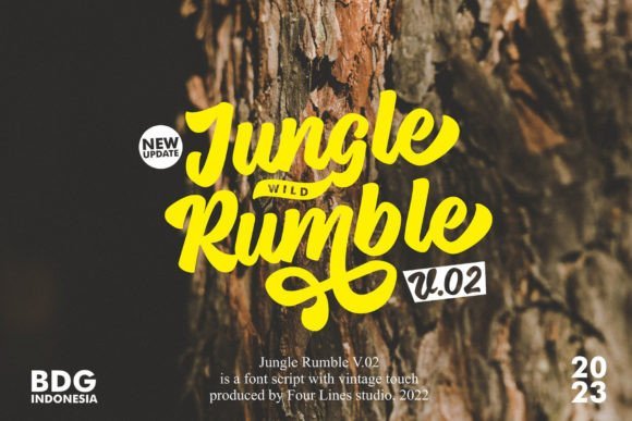 Jungle Rumble Font - Featured Image