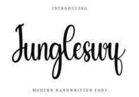 Junglesurf Font - Featured Image