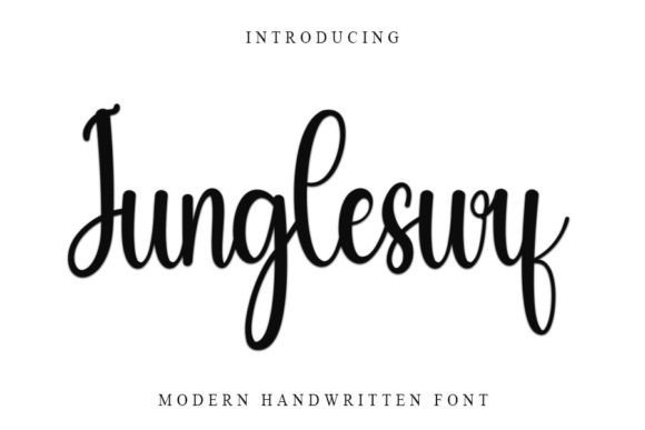 Junglesurf Font - Featured Image