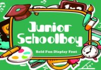 Junior Schoolboy Font - Featured Image