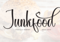 Junkfood Font - Featured Image