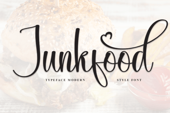 Junkfood Font - Featured Image