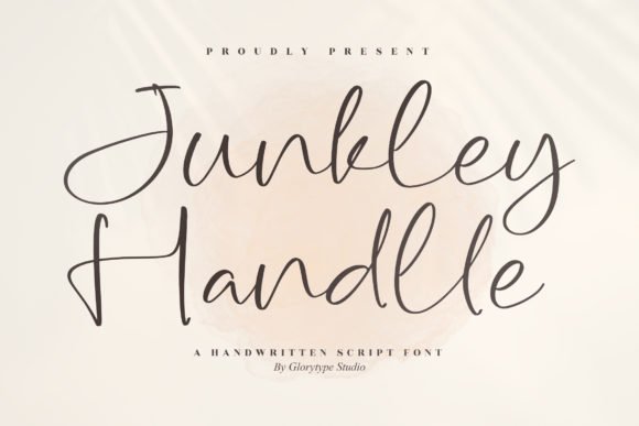 Junkley Handlle Font - Featured Image