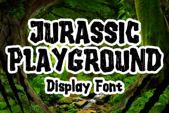 Jurassic Playground Font - Featured Image