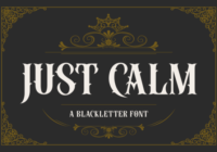 Just Calm Font - Featured Image