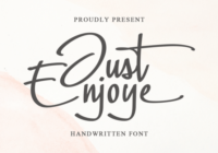 Just Enjoye Font - Featured Image