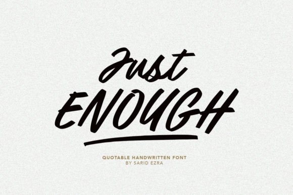 Just Enough Font - Featured Image