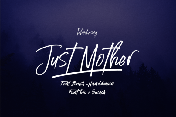 Just Mother Font - Featured Image