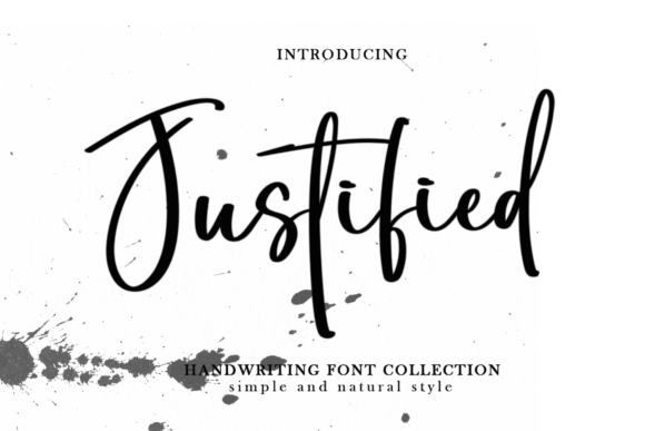 Justified Font - Featured Image