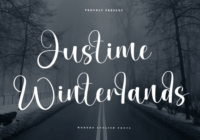 Justime Winterlands Font - Featured Image