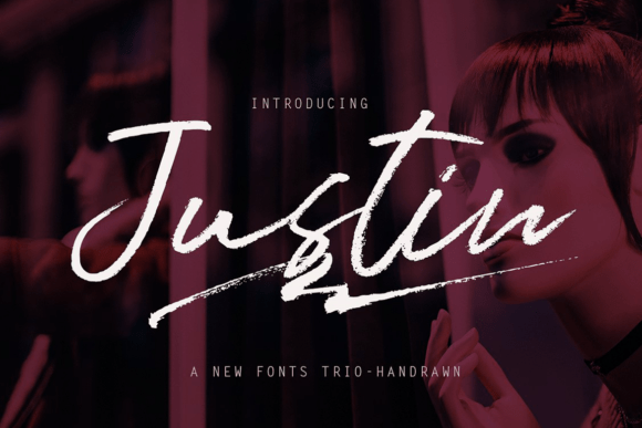 Justin Trio Font - Featured Image