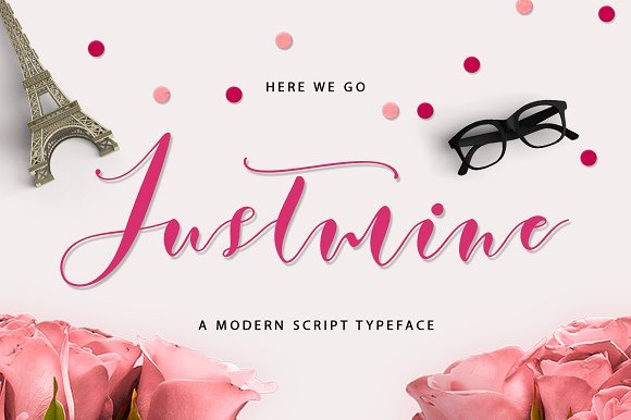 Justmine Font - Featured Image