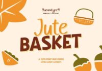 Jute Basket Font - Featured Image