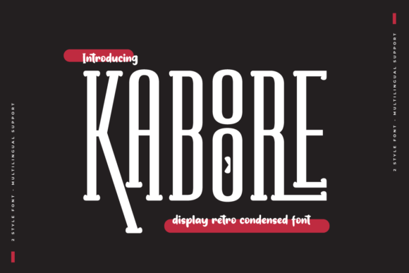 Kaboore Font - Featured Image