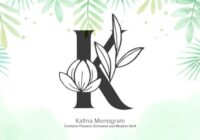 Kafina Monogram Font - Featured Image