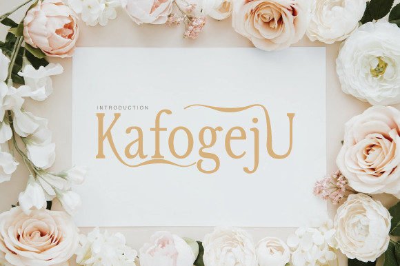 Kafogeju Font - Featured Image