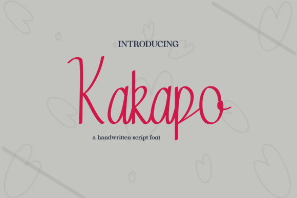 Kakapo Font - Featured Image