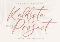 Kaldista Project Font - Featured Image