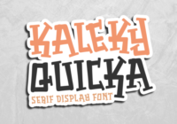 Kaleky Quicka Font - Featured Image