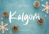 Kalgom Font - Featured Image