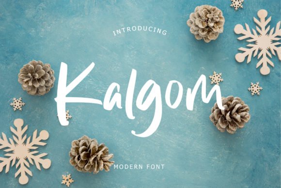 Kalgom Font - Featured Image