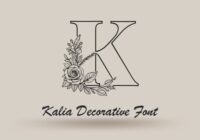 Kalia Monogram Font - Featured Image