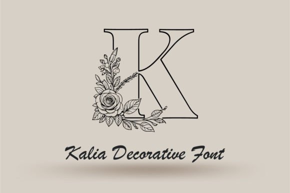Kalia Monogram Font - Featured Image