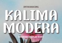 Kalima Modera Font - Featured Image