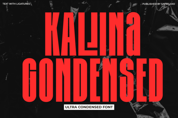 Kalina Condensed Font - Featured Image