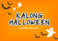 Kalong Halloween Font - Featured Image