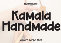 Kamala Handmade Font - Featured Image