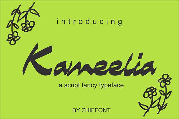 Kameelia Font - Featured Image