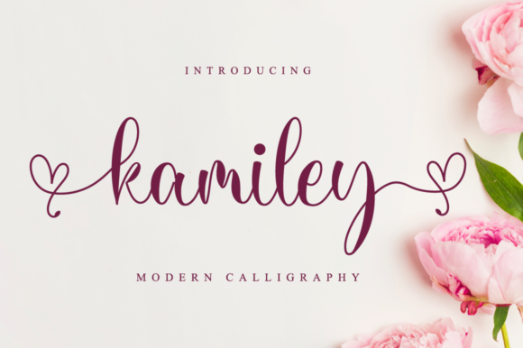 Kamiley Font - Featured Image