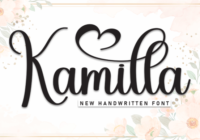 Kamilla Font - Featured Image