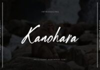 Kanohara Font - Featured Image