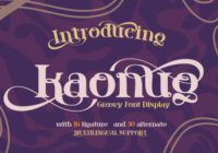 Kaonug Font - Featured Image