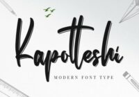 Kapotteshi Font - Featured Image