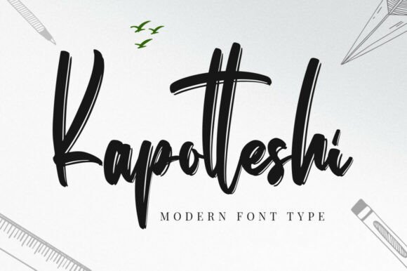 Kapotteshi Font - Featured Image