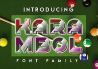 Karambol Font - Featured Image
