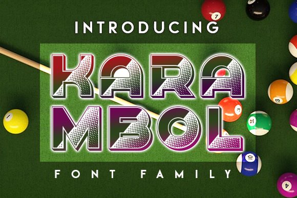 Karambol Font - Featured Image