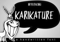 Karikature Font - Featured Image