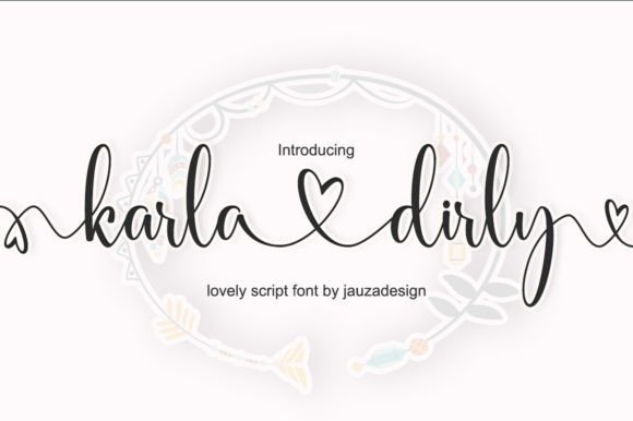 Karla Dirly Font - Featured Image