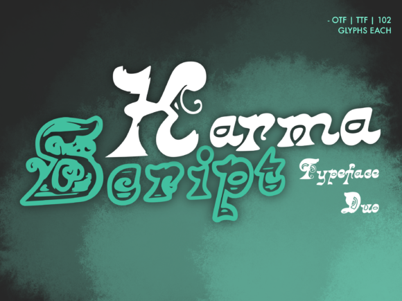 Karma Script Duo Font - Featured Image