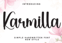 Karmilla Font - Featured Image