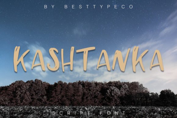 Kashtanka Font - Featured Image