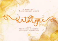 Kathlyn Script Font - Featured Image