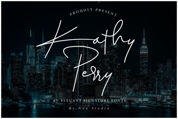 Kathy Perry Font - Featured Image