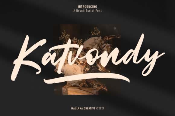 Katvondy Marker Brush Script Font - Featured Image