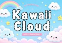 Kawaii Cloud Font - Featured Image