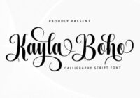 Kayla Boho Font - Featured Image